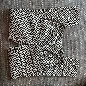 ASOS Black and White Geometric Men's Pants 28x32